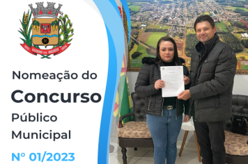 NOMEAÇÃO DO CONCURSO PÚBLICO MUNICIPAL Nº 01/2023