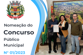 NOMEAÇÃO DO CONCURSO PÚBLICO MUNICIPAL Nº 01/2023