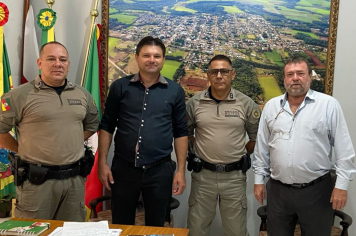 VISITA DA BRIGADA MILITAR