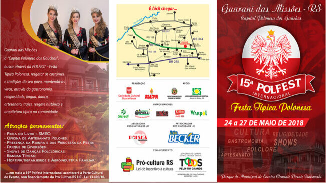 15ª Polfest Internacional - Festa Típica Polonesa de Guarani das Missões - RS