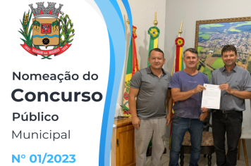 NOMEAÇÃO DO CONCURSO PÚBLICO MUNICIPAL Nº 01/2023