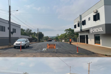 PAVIMENTAÇÃO ASFÁLTICA NA RUA PINDAÍ