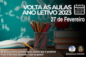 INÍCIO DO ANO LETIVO 2023