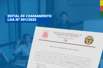 EDITAL N° 001/2025- AUDIÊNCIA PÚBLICA LOA 2026