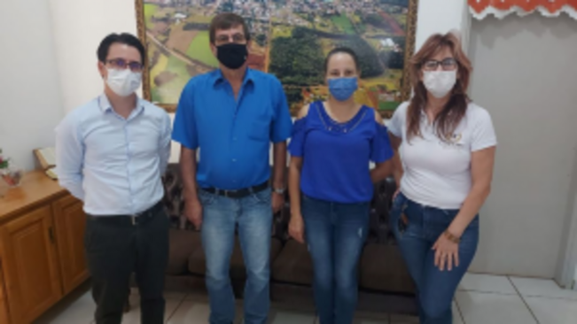 VISITA DOS REPRESENTANTES DA ASSOCIAÇÃO COMUNITÁRIA DOM ZIGMUND FELINSKI