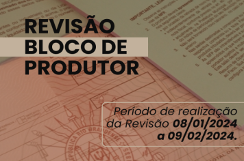 REVISÃO BLOCO DE PRODUTOR