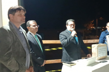 LANÇAMENTO DA PEDRA FUNDAMENTAL DO NOVO TEMPLO DA IGREJA EVANGÉLICA ASSEMBLÉIA DE DEUS