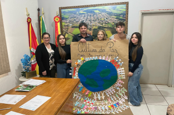 VISITA NO GABINETE – ALUNOS DA ESCOLA GUARAMANO