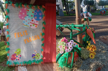 DECORAÇÃO DE PÁSCOA NA PRAÇA SANTO PAPA JOÃO PAULO II