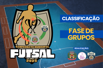 CAMPEONATO MUNICIPAL DE FUTSAL - ANO 2025