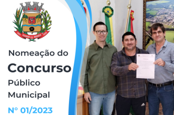 NOMEAÇÃO DO CONCURSO PÚBLICO MUNICIPAL Nº 01/2023
