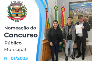 NOMEAÇÃO DO CONCURSO PÚBLICO MUNICIPAL Nº 01/2023