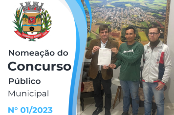 NOMEAÇÃO DO CONCURSO PÚBLICO MUNICIPAL Nº 01/2023