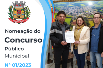 NOMEAÇÃO DO CONCURSO PÚBLICO MUNICIPAL Nº 01/2023