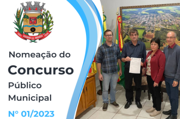 NOMEAÇÃO DO CONCURSO PÚBLICO MUNICIPAL Nº 01/2023