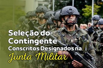 SELEÇÃO JUNTA DE SERVIÇO MILITAR