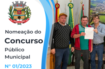 NOMEAÇÃO DO CONCURSO PÚBLICO MUNICIPAL Nº 01/2023