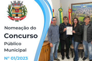 NOMEAÇÃO DO CONCURSO PÚBLICO MUNICIPAL Nº 01/2023