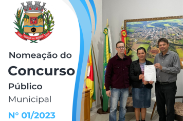 NOMEAÇÃO DO CONCURSO PÚBLICO MUNICIPAL Nº 01/2023