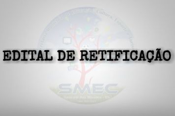 Edital de Retificação