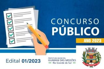 Edital do Concurso Público 2023