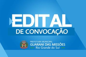 EDITAL DE CONVOCAÇÃO