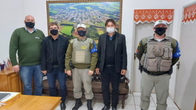 Reunião com Brigada Militar e CONSEPRO