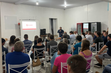 REUNIÃO AGRICULTORES INTERESSADOS EM FAZER CHIQUEIRÕES INTEGRADOS COM A EMPRESA ALIBEM