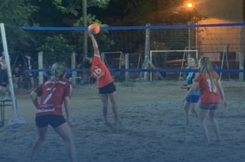Finais do Municipal de Vôlei de Areia – ano 2024. 