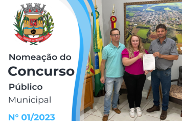 NOMEAÇÃO DO CONCURSO PÚBLICO MUNICIPAL Nº 01/2023