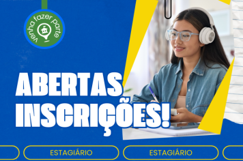 ATENÇÃO - VAGA PARA ESTÁGIARIO 