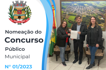 NOMEAÇÃO DO CONCURSO PÚBLICO MUNICIPAL Nº 01/2023