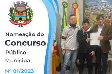 NOMEAÇÃO DO CONCURSO PÚBLICO MUNICIPAL Nº 01/2023