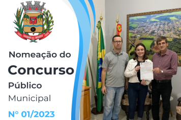 NOMEAÇÃO DO CONCURSO PÚBLICO MUNICIPAL Nº 01/2023