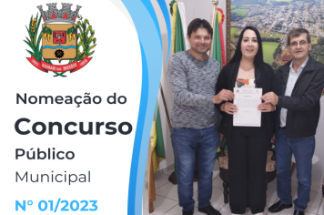 NOMEAÇÃO DO CONCURSO PÚBLICO MUNICIPAL Nº 01/2023