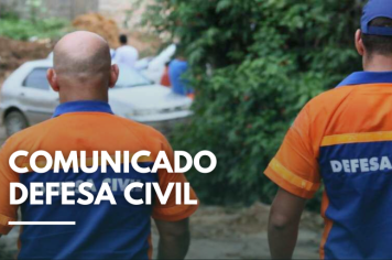 COMUNICADO DEFESA CIVIL