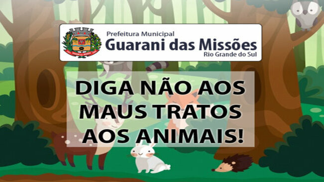 Diga Não aos Maus Tratos aos Animais