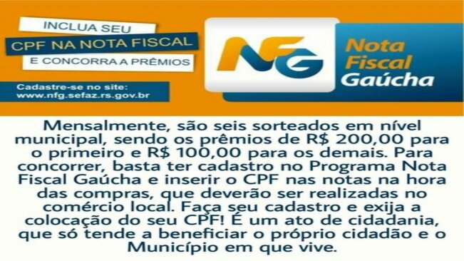 NOTA FISCAL GAÚCHA