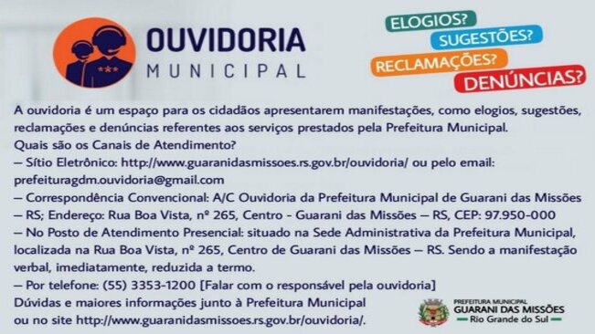 OUVIDORIA MUNICIPAL