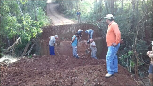 Reconstrução da Ponte na Linha do Rio
