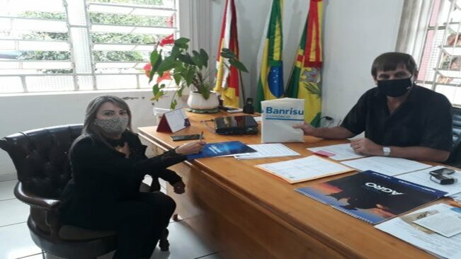 Visita da Gerente do Banrisul