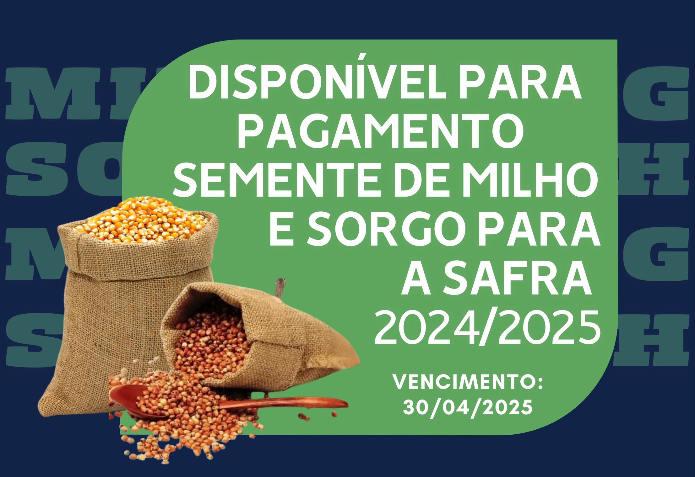 ATENÇÃO: AVISO DA SECRETARIA DE AGRICULTURA