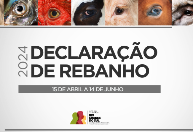 DECLARAÇÃO DE REBANHO EM 2024 TERÁ NOVO PRAZO, COM INÍCIO EM ABRIL