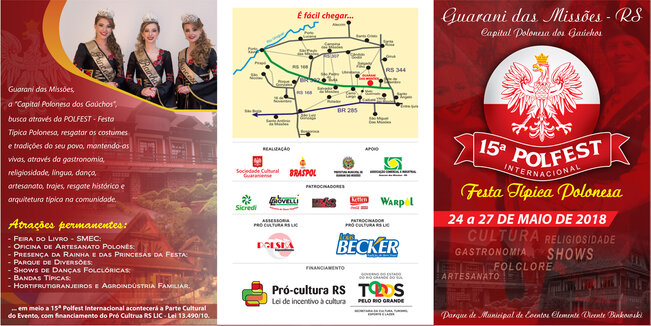 15ª Polfest Internacional - Festa Típica Polonesa de Guarani das Missões - RS