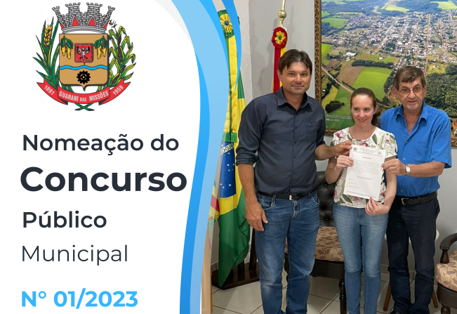 NOMEAÇÃO DO CONCURSO PÚBLICO MUNICIPAL Nº 01/2023