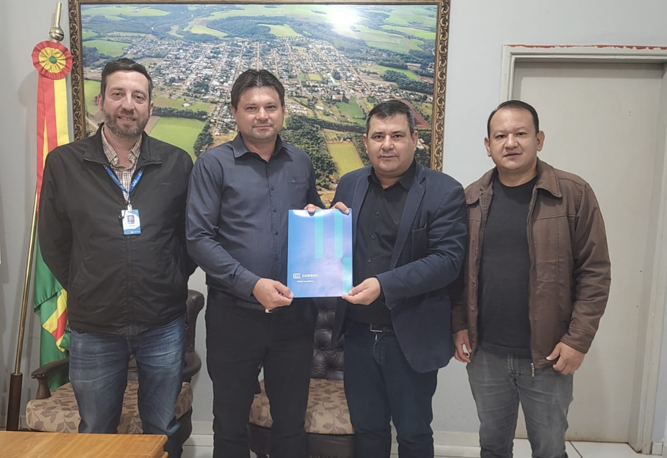 VISITA DE REPRESENTANTES DA CORSAN