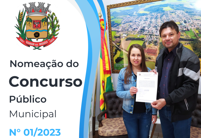 NOMEAÇÃO DO CONCURSO PÚBLICO MUNICIPAL Nº 01/2023