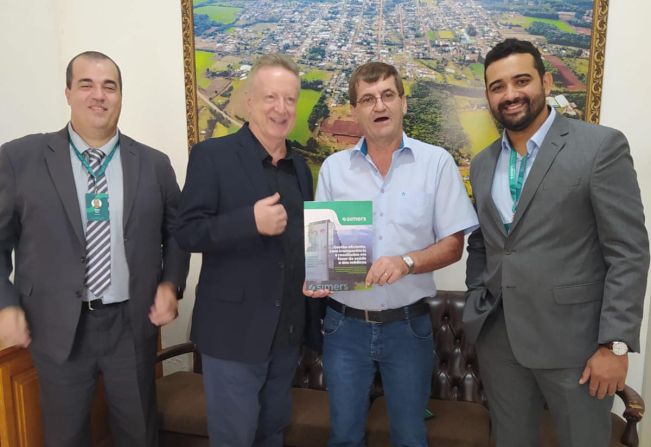 Visita da equipe do Sindicato Médico do Rio Grande do Sul (Simers):