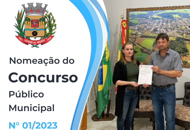 NOMEAÇÃO DO CONCURSO PÚBLICO MUNICIPAL Nº 01/2023