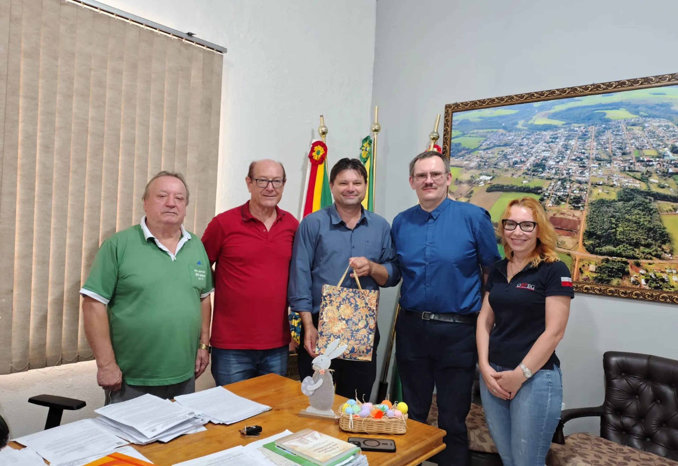 Chegada do Doutor Andrzej Dubicki a Guarani das Missões